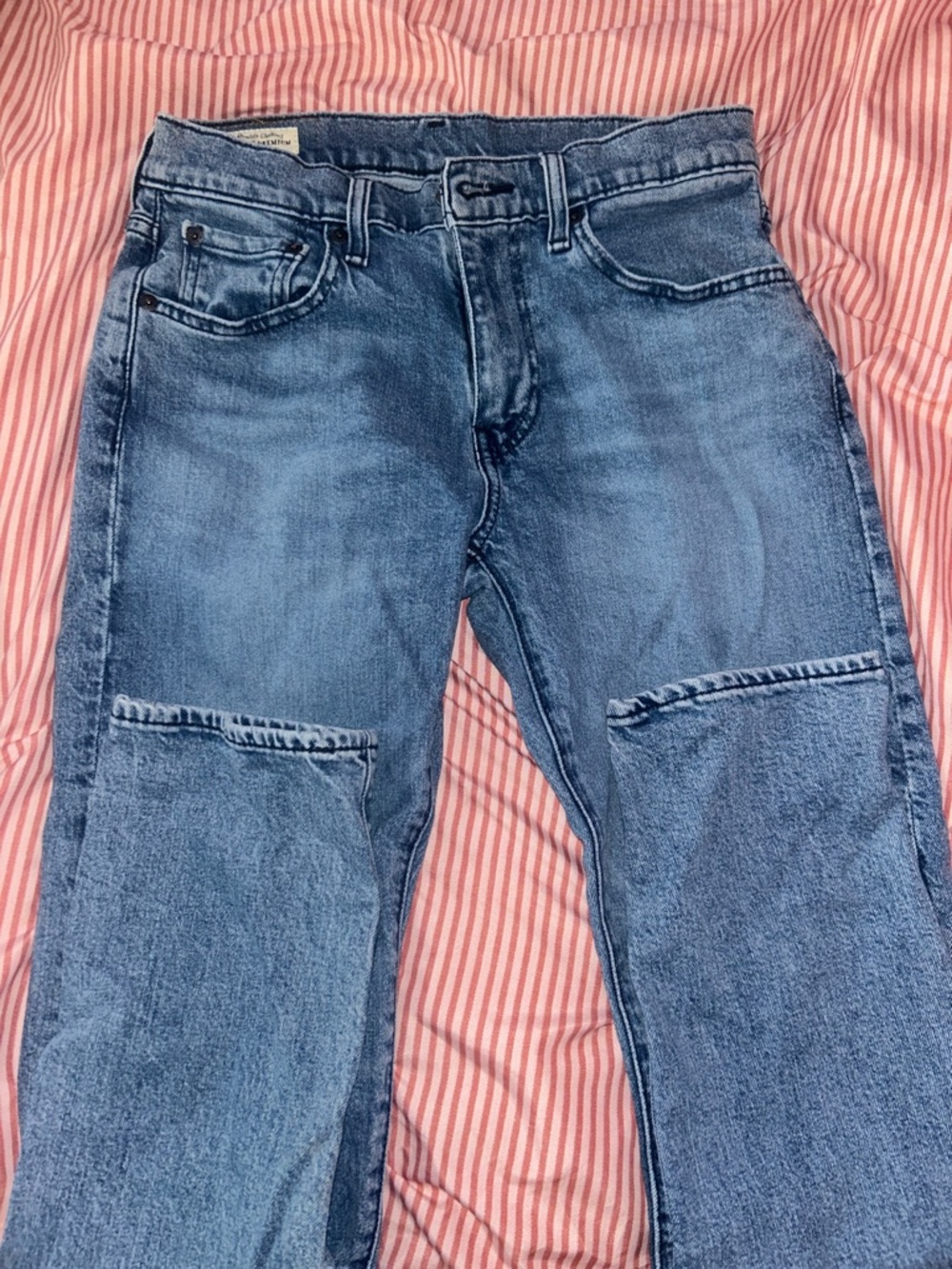 Women’s Levi Blue Denim Jeans - Casual Straight Fit